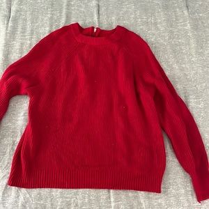 Red sweater